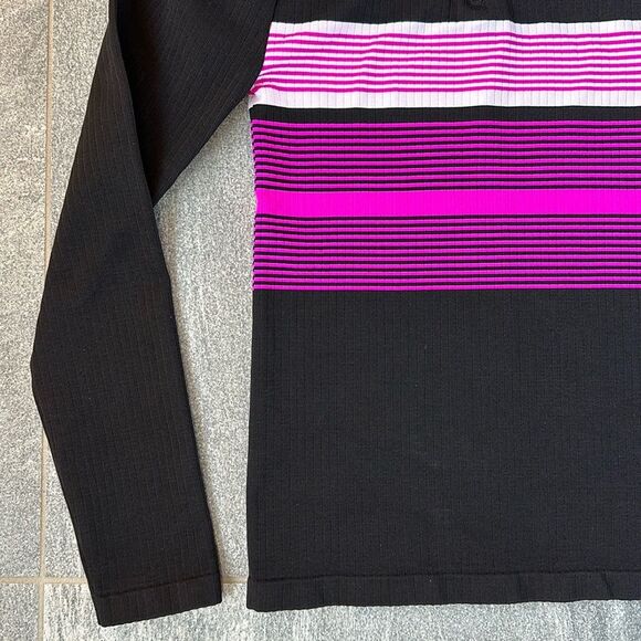 NWOT Free People Pullover 1/4 Zip Athletic Fitted Long Sleeve Mock Neck Top M/L - Picture 4 of 13